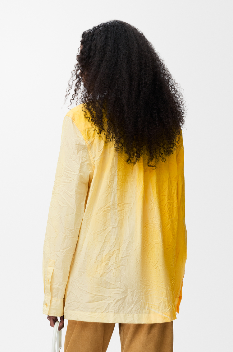 LOEWE Shirt in technical cotton Yellow