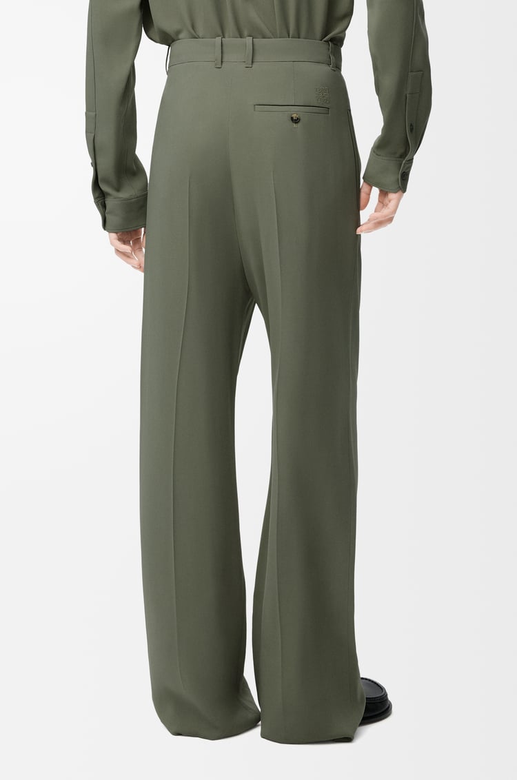 LOEWE Pantalón en mezcla de viscosa Verde Caqui