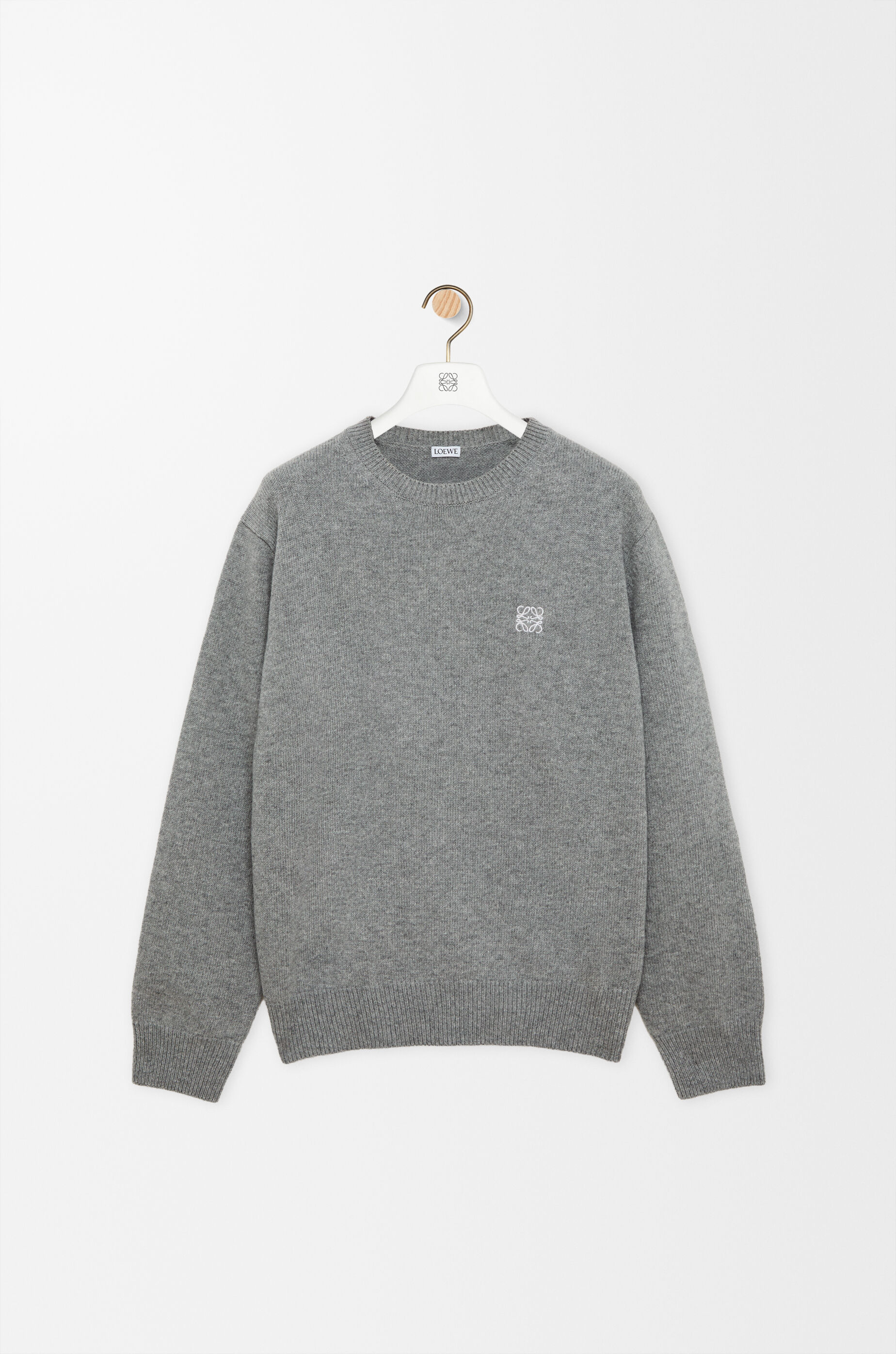 Sweater in wool Grey - LOEWE APAC official website