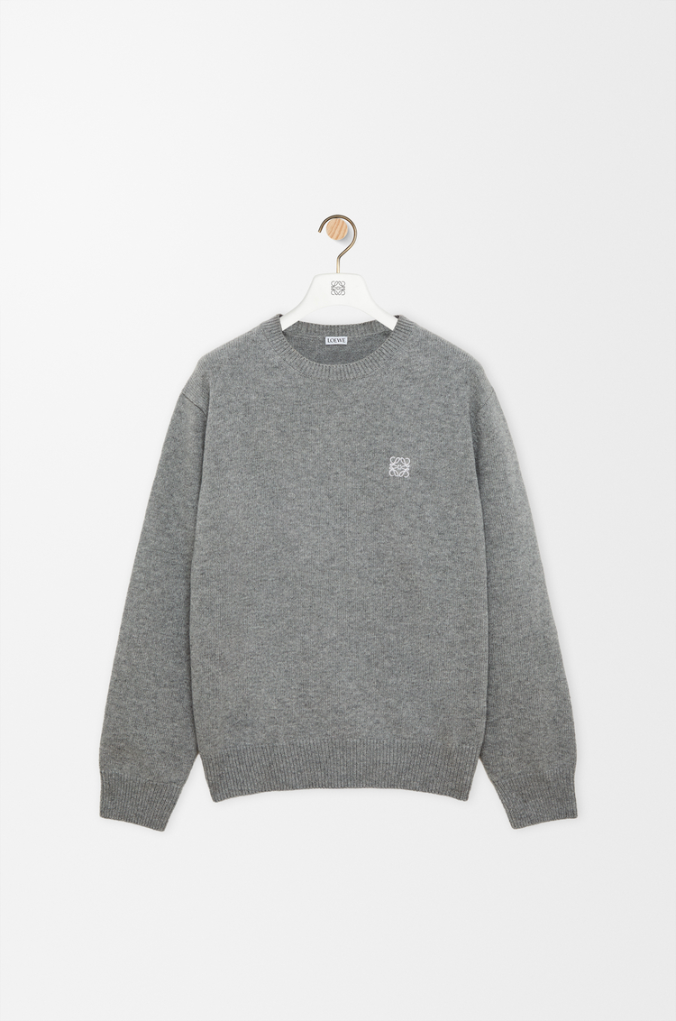 LOEWE Pull en laine Gris Chiné