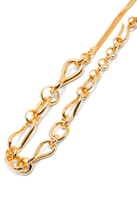 LOEWE Chainlink necklace in sterling silver Gold plp_rd