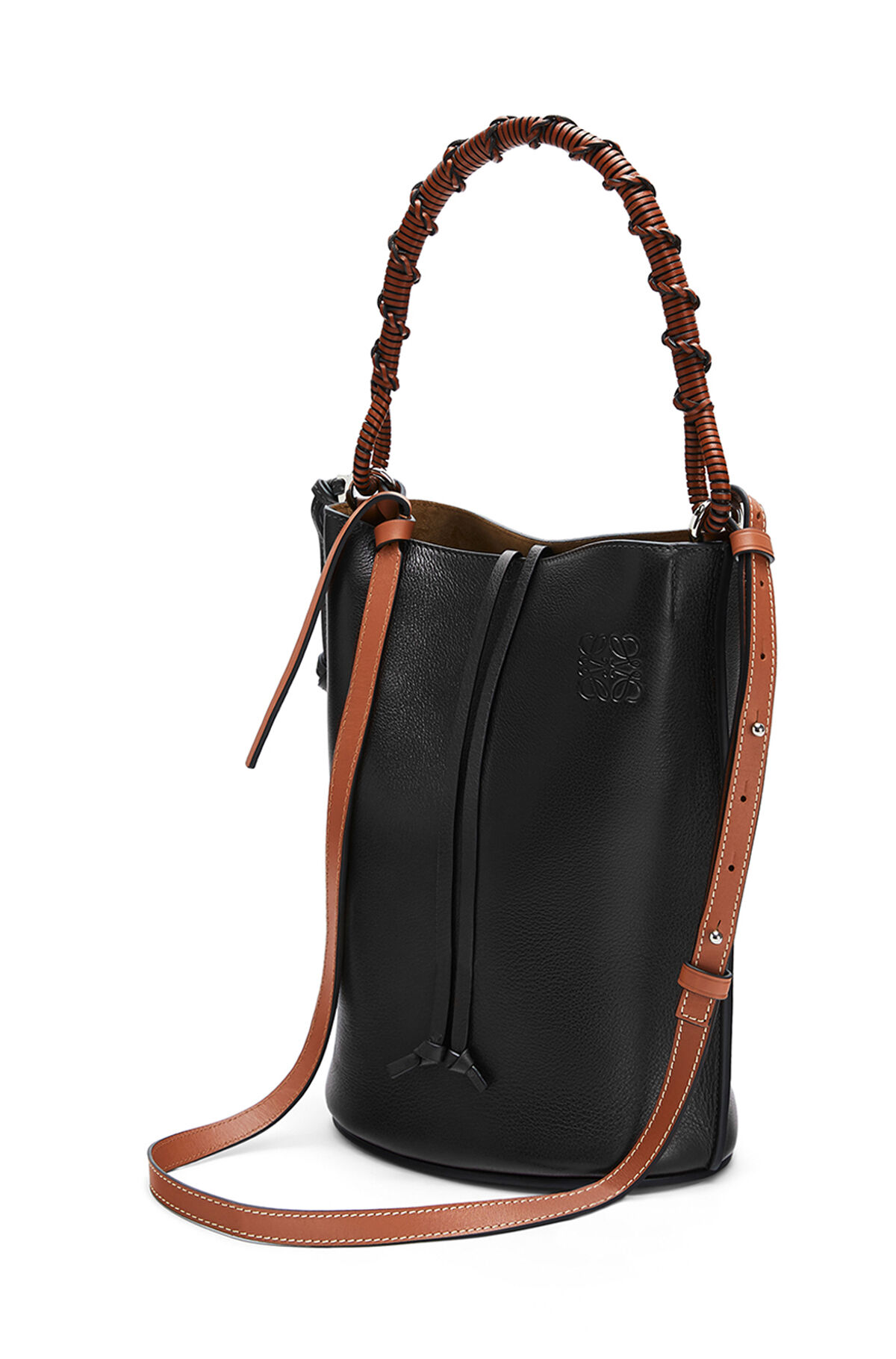 Gate Bucket Handle Bag Black LOEWE