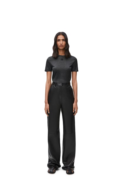 LOEWE Knot top in silk and viscose Charcoal plp_rd