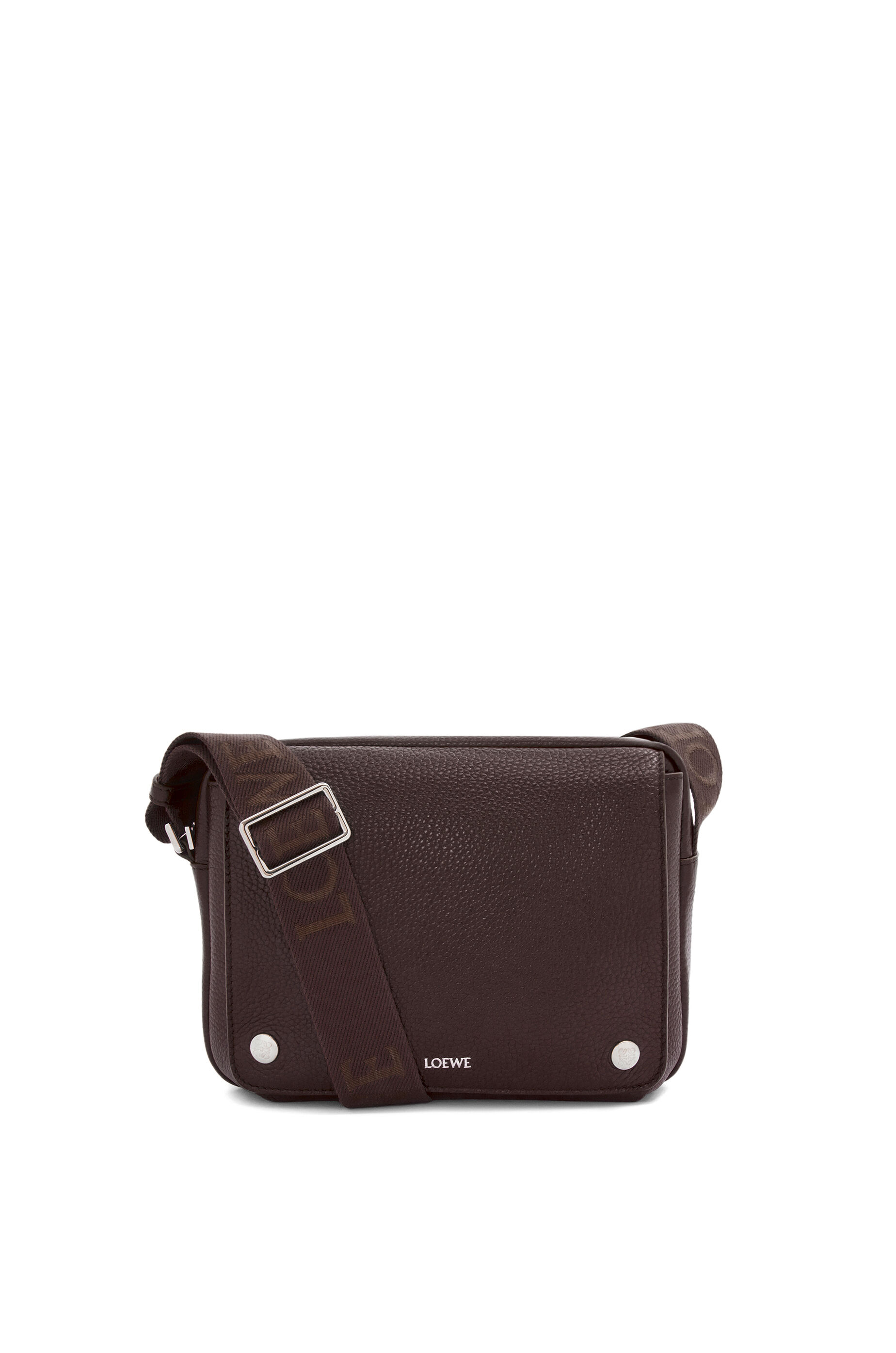 Men's pebbled messenger bag online