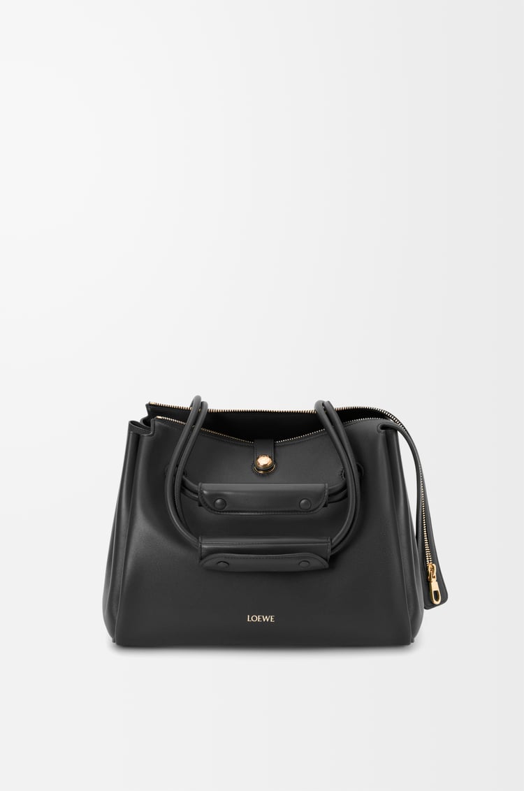 LOEWE Bolso Madrid mediano en piel de ternera Negro