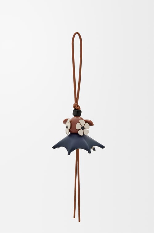 LOEWE Plumeria Puzz charm Tan/Black