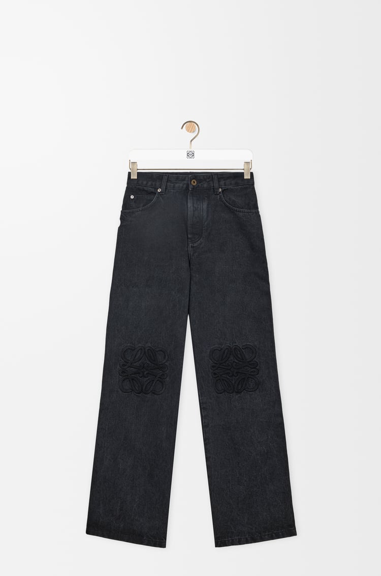 LOEWE Anagram baggy jeans in denim Black