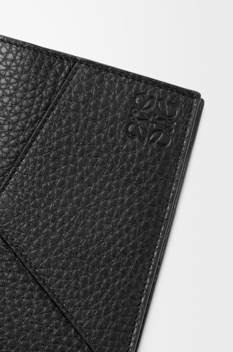 LOEWE 퍼즐 패스포트 커버 - 유연한 그레인 카프스킨 블랙