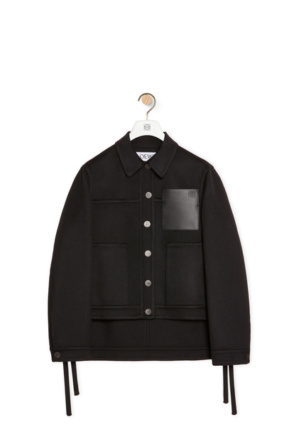LOEWE Workwear jacket in wool and cashmere Black plp_rd