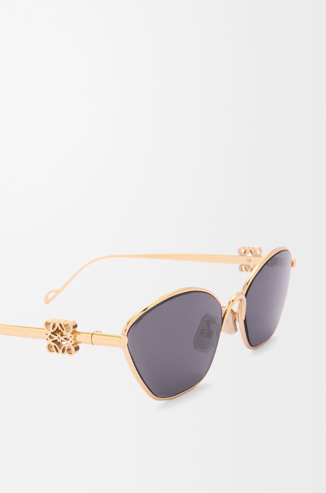 LOEWE Anagram hexagonal sunglasses Smoke/Moka