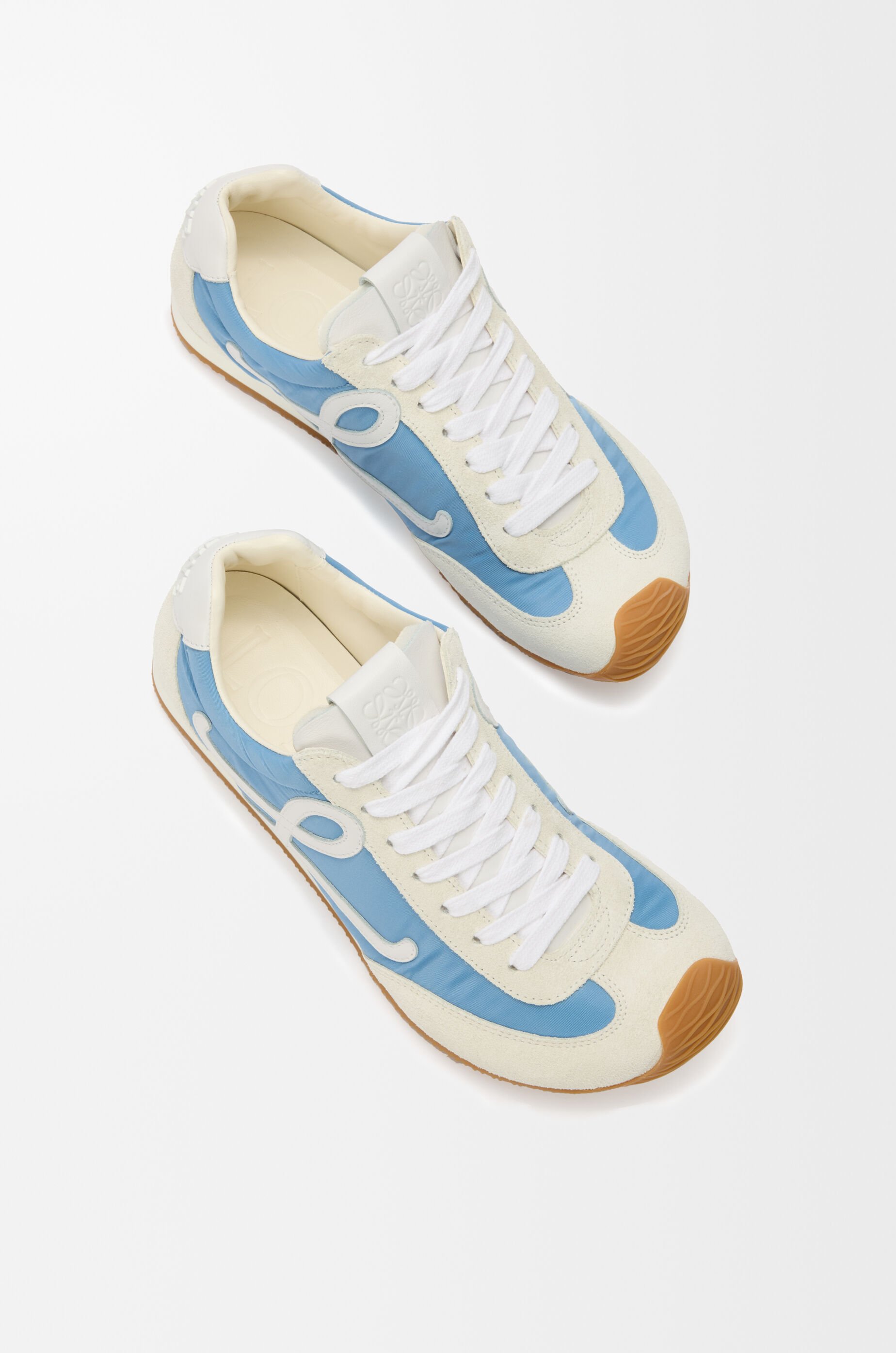 Ballet Runner 2.0 in nylon and calfskin Blue - LOEWE