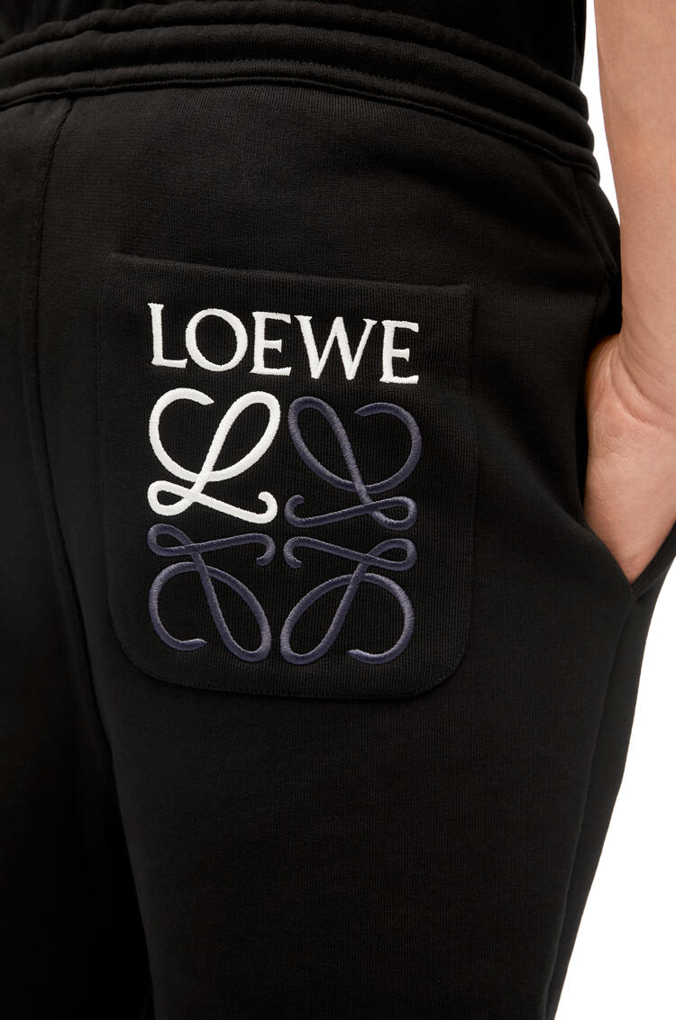 LOEWE Anagram jogging trousers in cotton Black