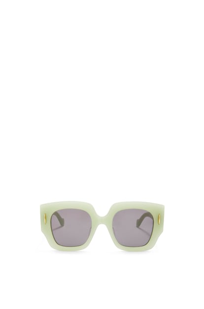 LOEWE Square Screen sunglasses in acetate 黏土綠/春玉綠 plp_rd