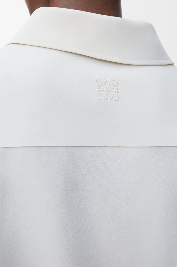 LOEWE 弹性粘胶纤维混纺衬衫 白色