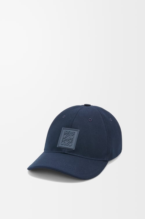 LOEWE パッチ キャップ （キャンバス） ディープネイビー plp_rd