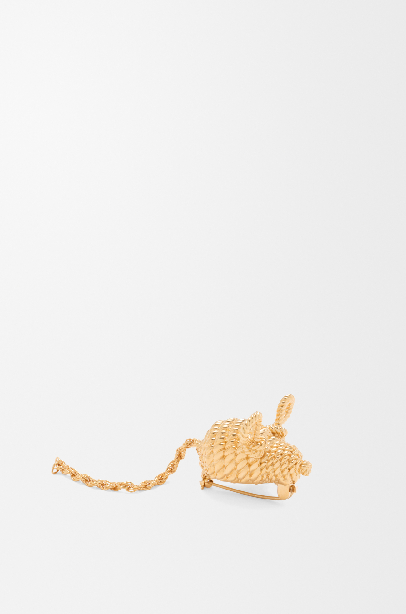 LOEWE Broche Mouse Dorado