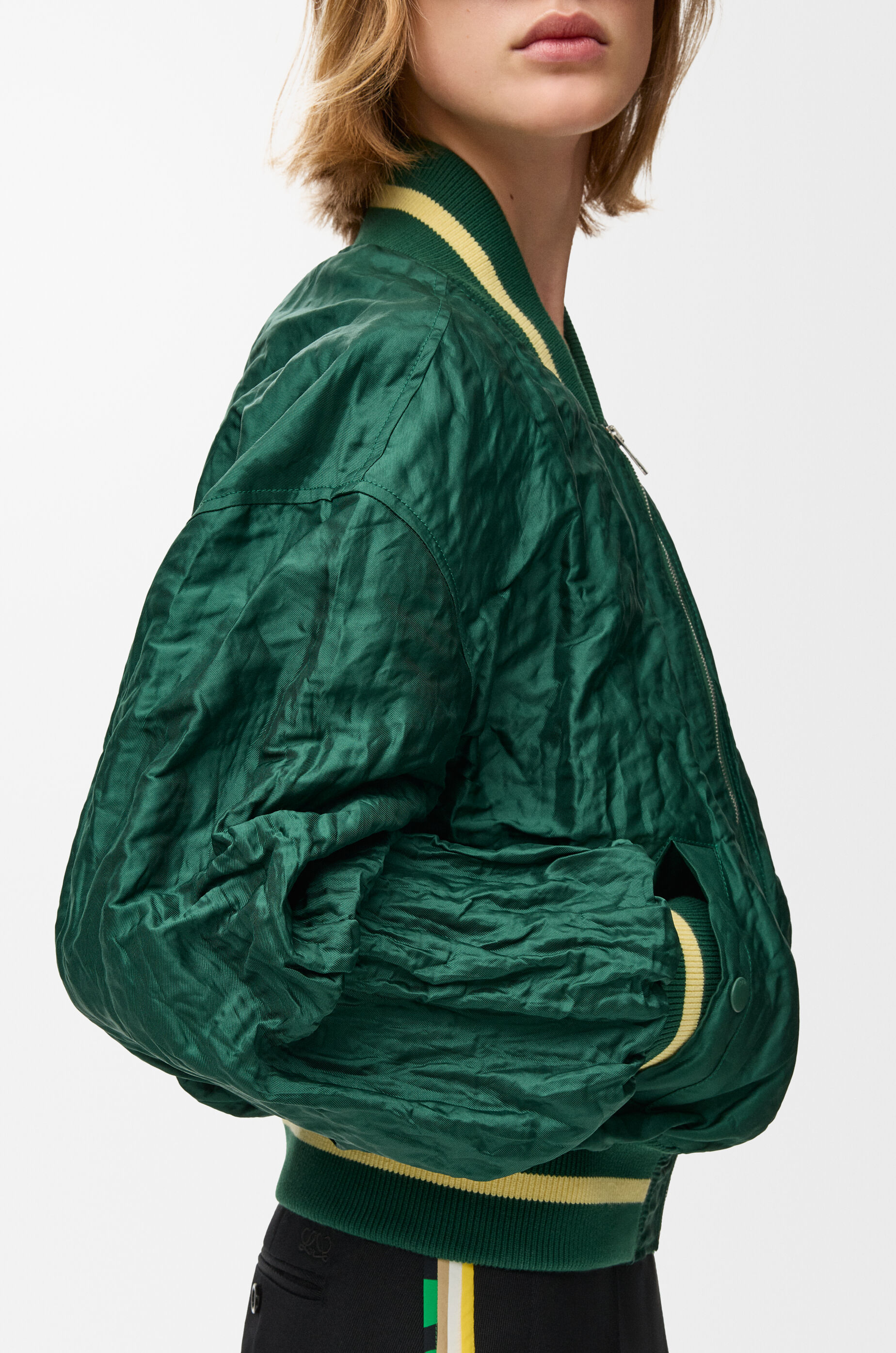 ボンバー ジャケット（テクニカルファブリック） グリーン - LOEWE