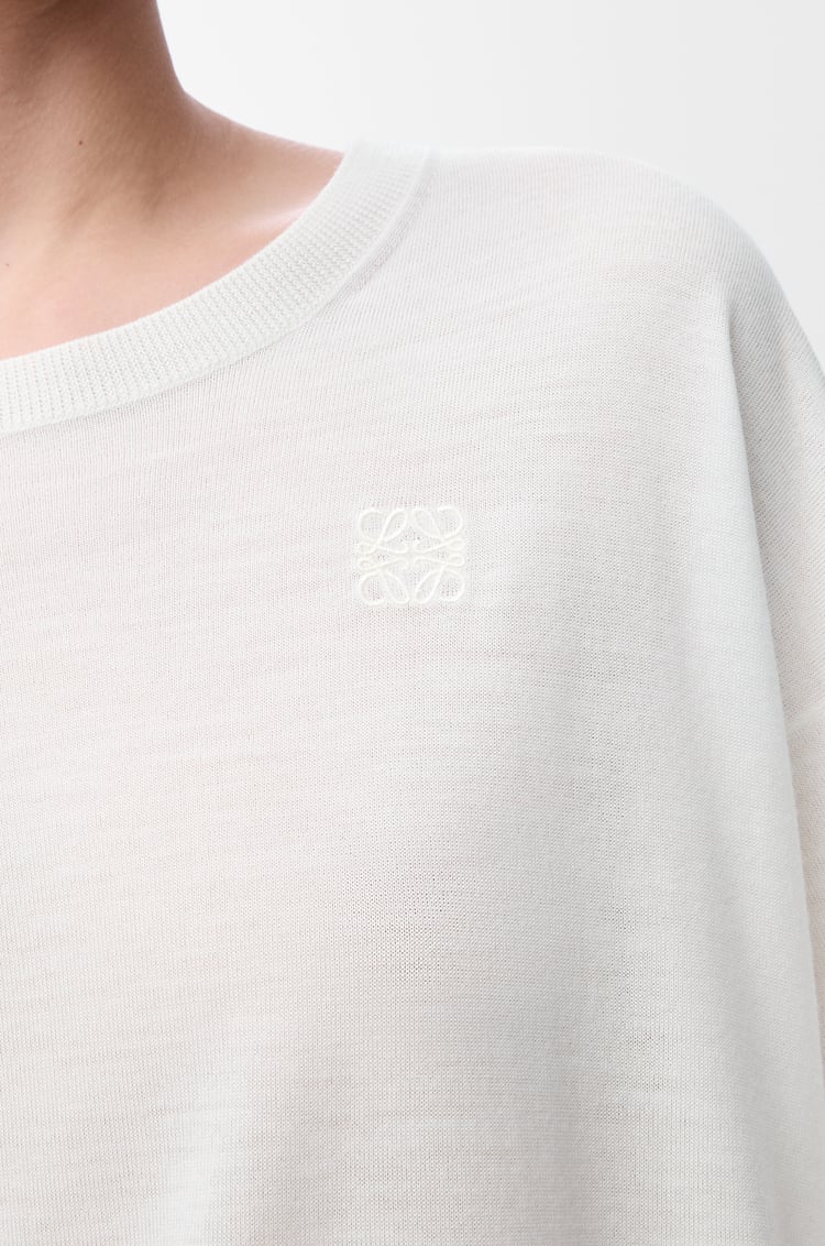 LOEWE Pull en laine Blanc