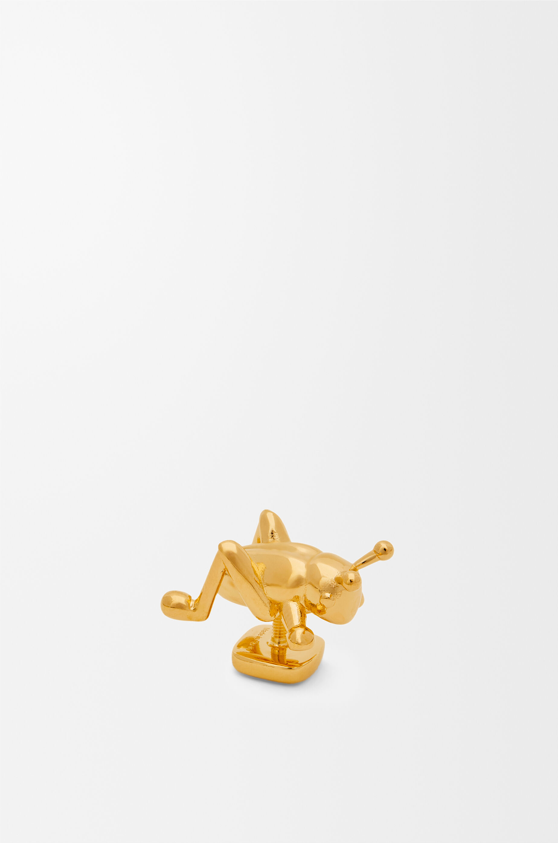 Grasshopper pin in brass Gold - LOEWE International official website