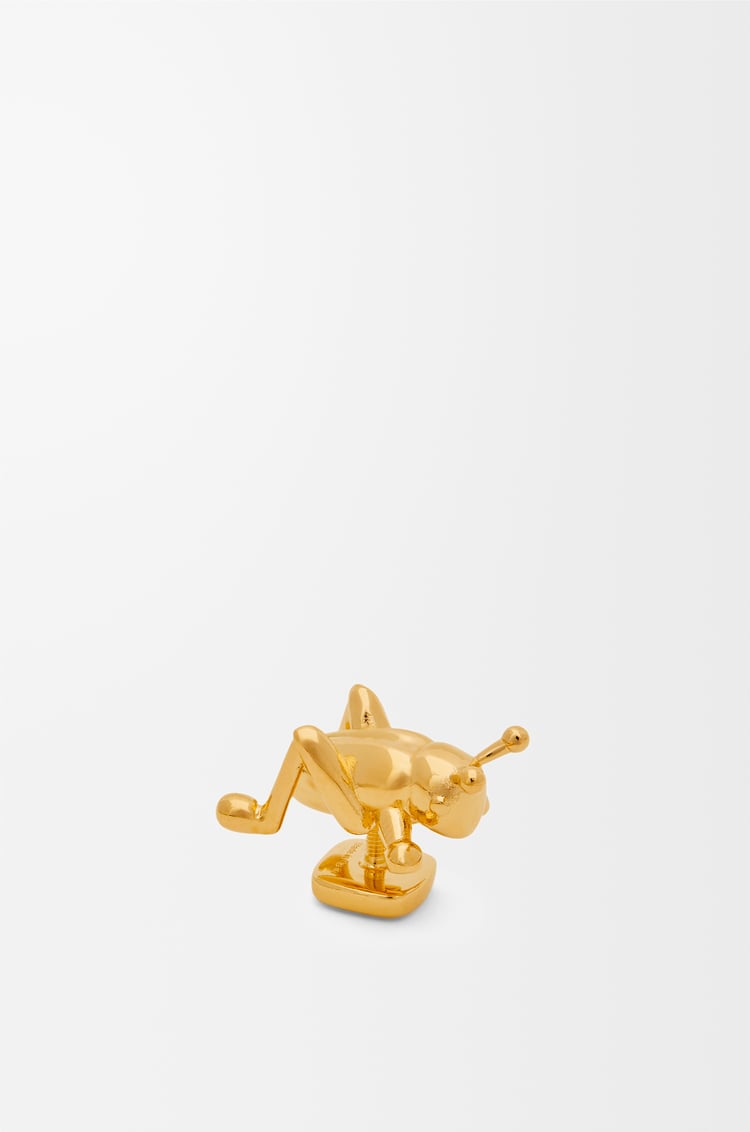LOEWE Pin Grasshopper en latón Dorado