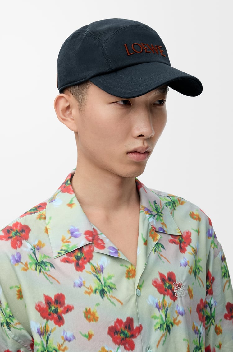 LOEWE Gorra Camp en algodón Azul Marino