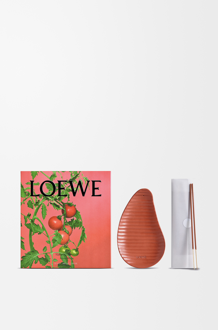 LOEWE Tomato Leaves incense set Red