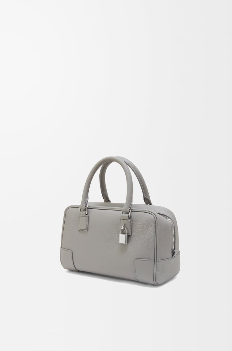 LOEWE Amazona 23 bag in soft grained calfskin Pearl Grey