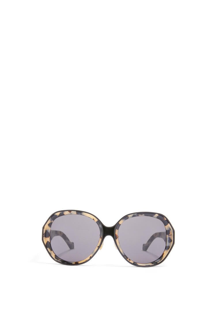 LOEWE Elipse sunglasses in acetate Black/White Havana