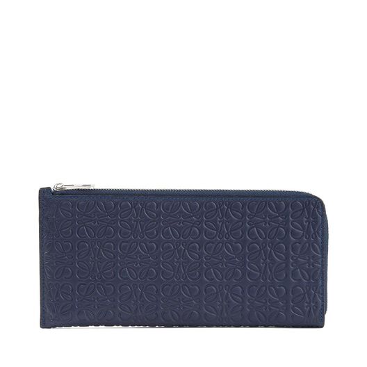 LOEWE Billetero C/Cremallera Plano Marine Azul LOEWE Billetero C/Cremallera Plano Marine Azul all