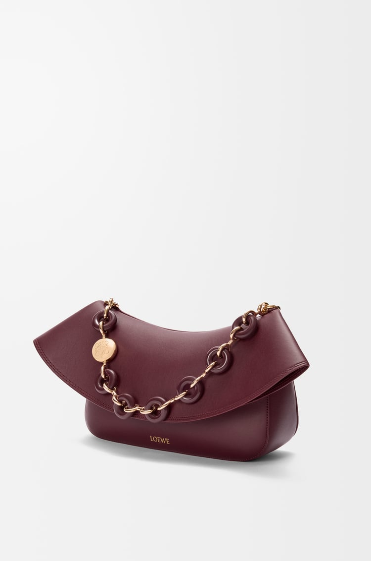 LOEWE オラ バッグ ミディアム（スムースカーフ） ダークバーガンディ