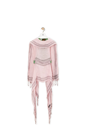 LOEWE Scarf top in linen and cotton Dahlia plp_rd