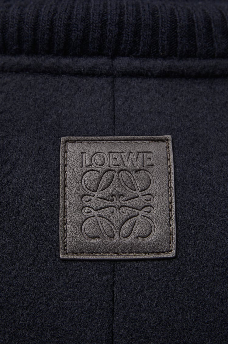 LOEWE Hybrid jacket in wool Navy/Black