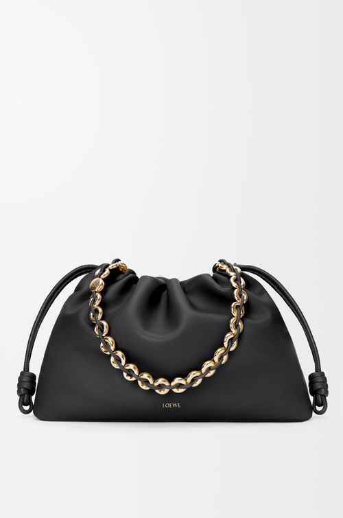 LOEWE Grand Flamenco purse en cuir d'agneau nappa doux Noir