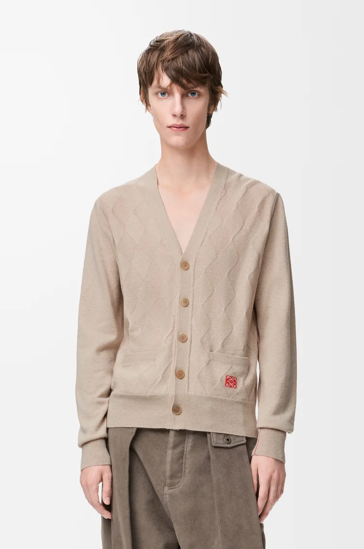 LOEWE 羊毛和羊绒开衫 米色