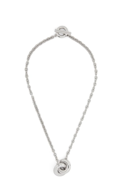 LOEWE Collar Donut Link en plata de ley Plata