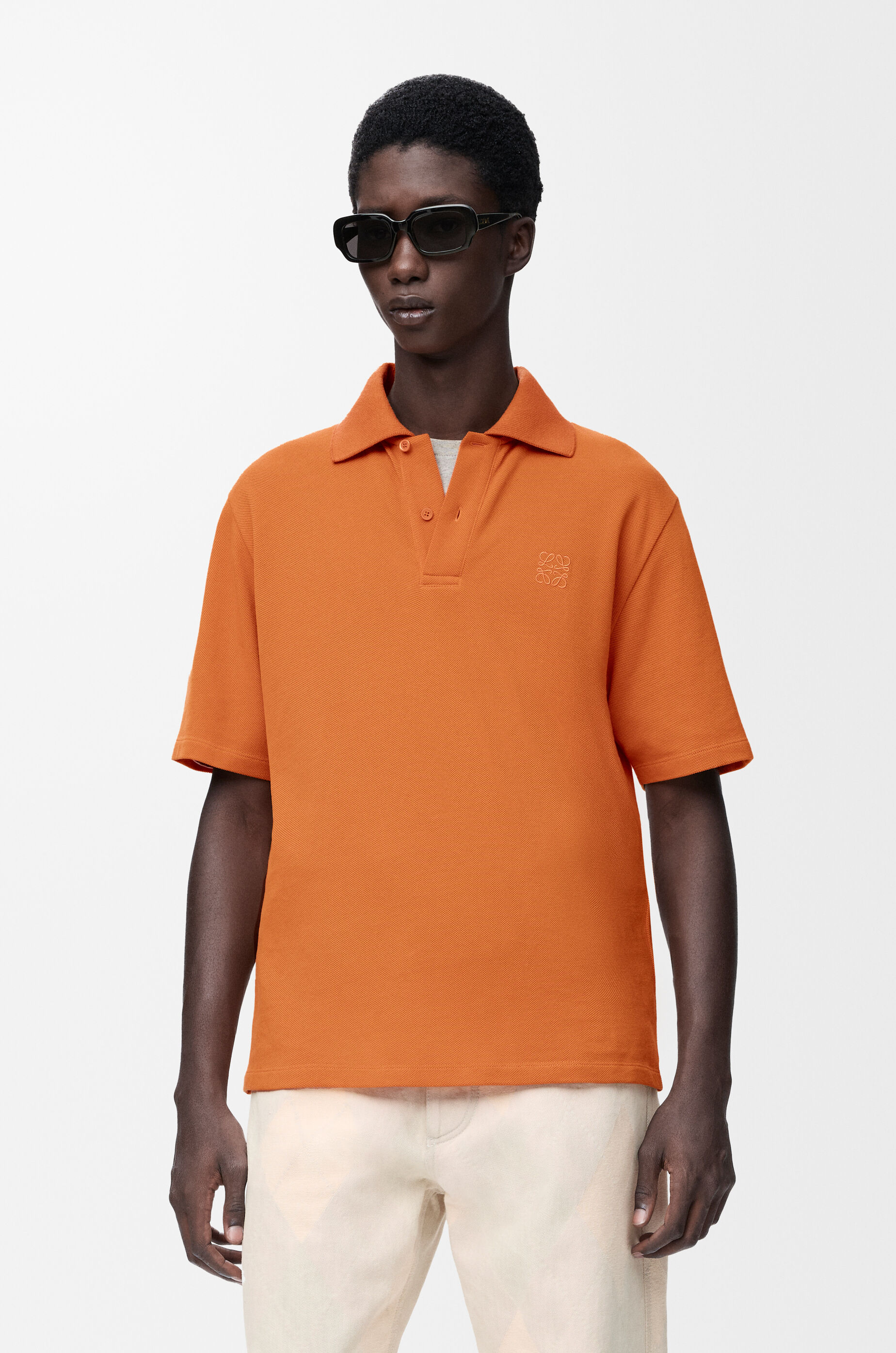 Polo in cotton Orange - LOEWE