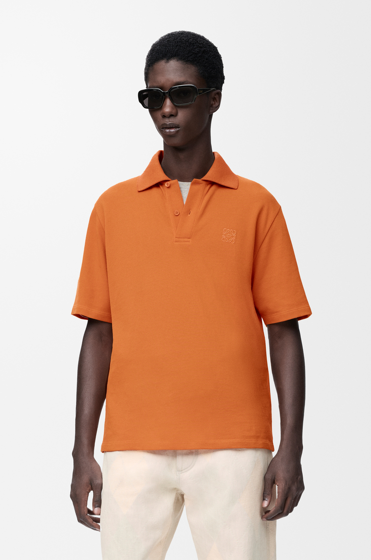LOEWE Polo in cotton Orange