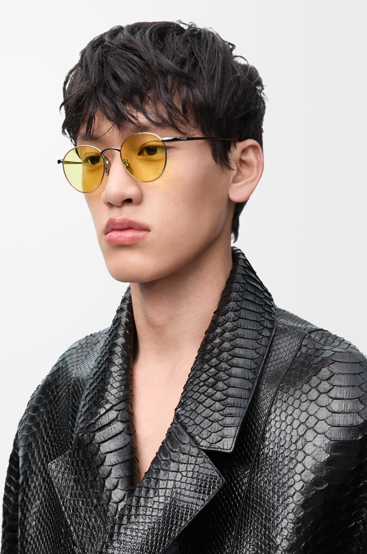 LOEWE Groove Round sunglasses Yellow