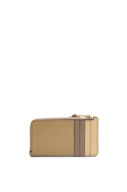 LOEWE Puzzle coin cardholder in classic calfskin Clay Green/Butter plp_rd