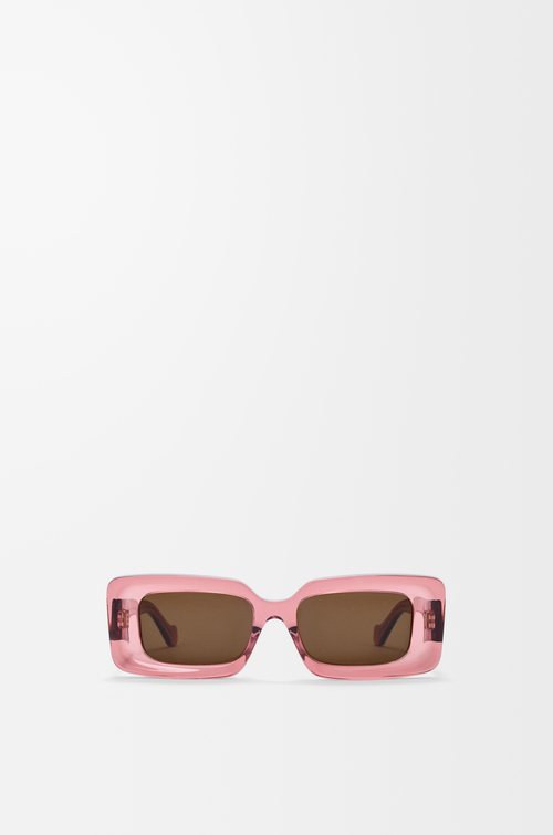 LOEWE Gafas de sol Rectangular Coral Transparente