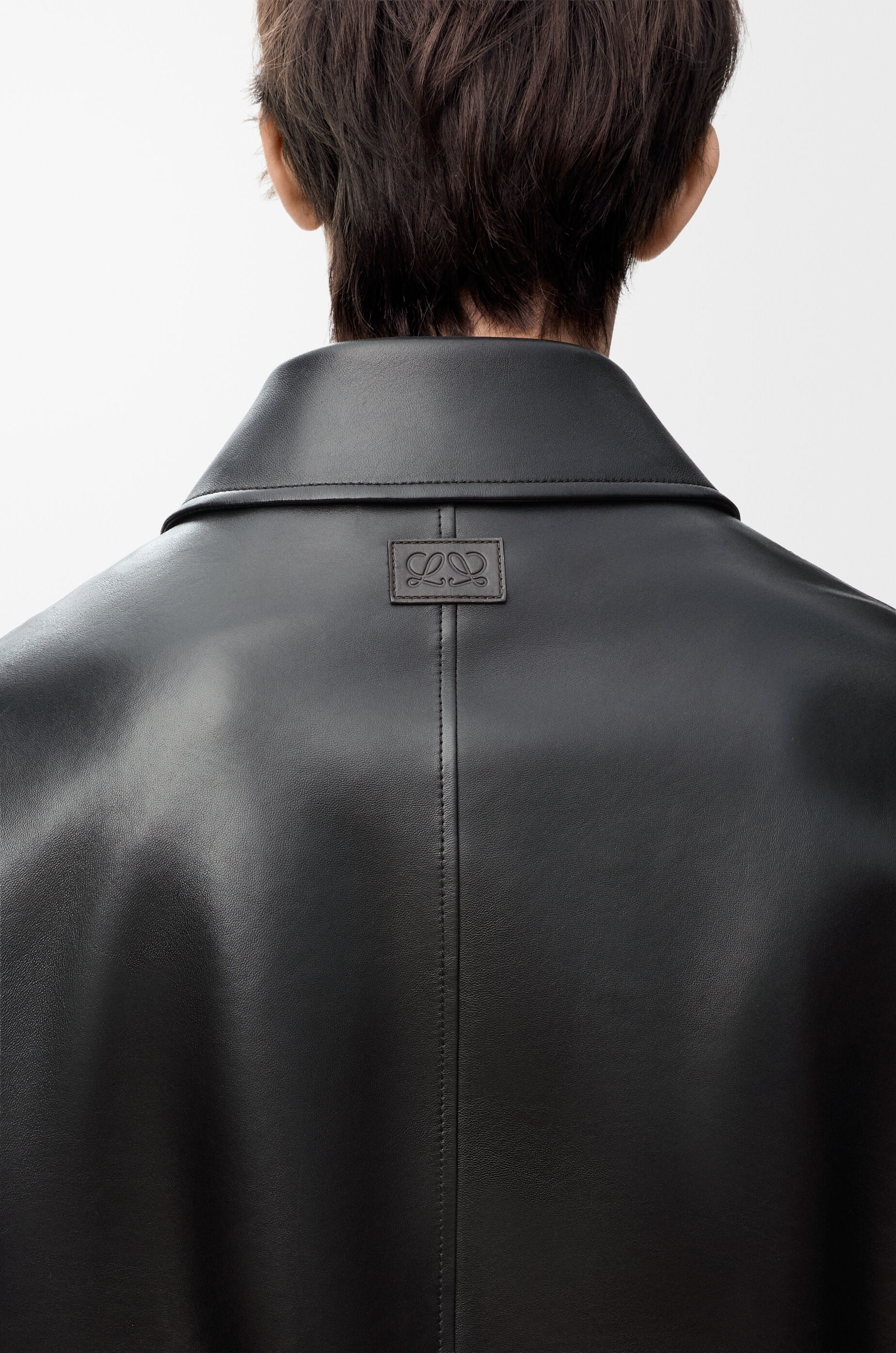 Zip-up jacket in nappa lambskin Black - LOEWE International