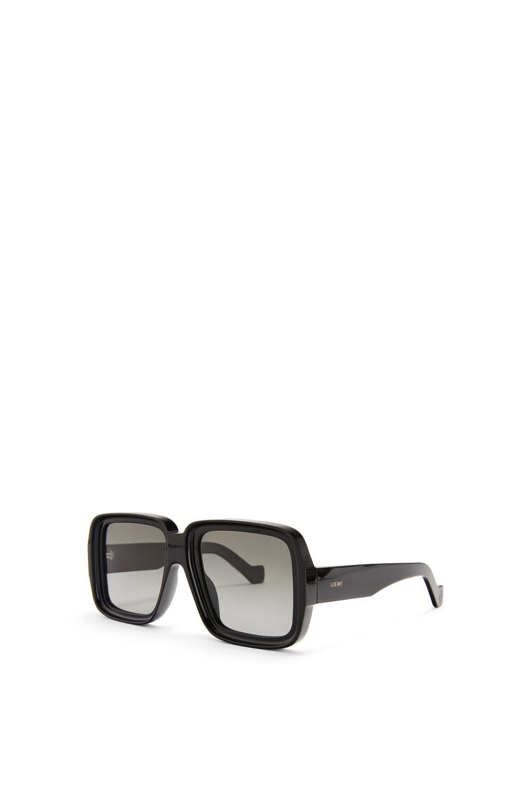 LOEWE Thin dive in mask sunglasses Shiny Black pdp_rd