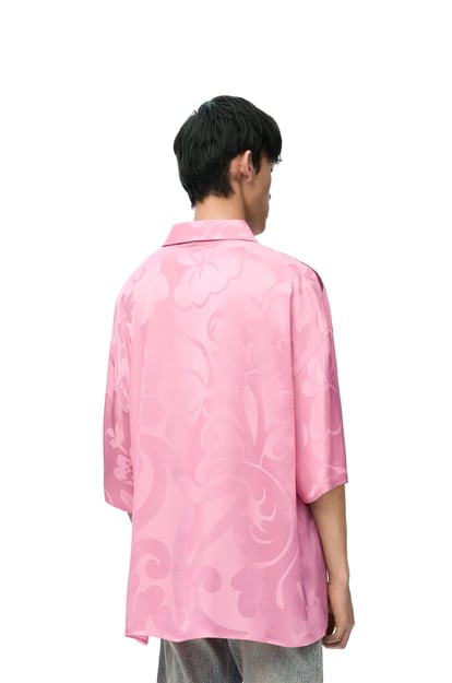 LOEWE Camisa de manga corta en viscosa Rosa plp_rd