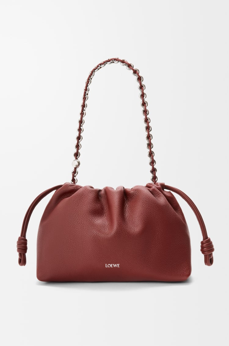 LOEWE フラメンコパース ミディアム（ファイングレインカーフ） マホガニー