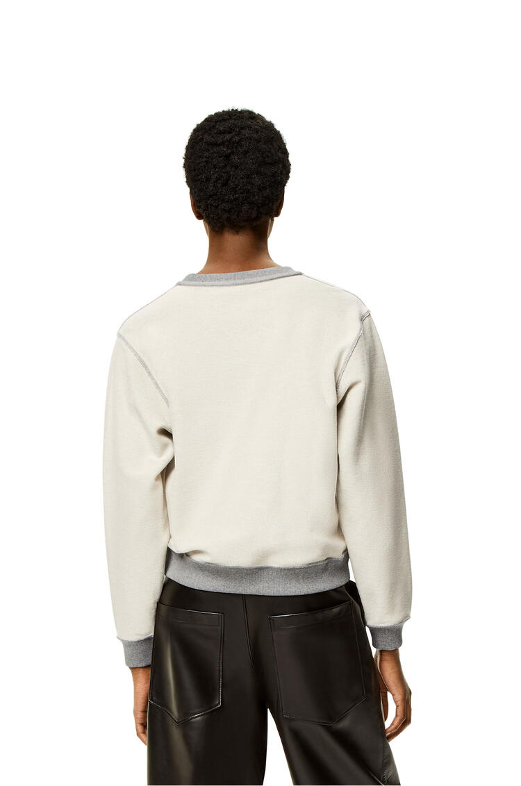 LOEWE Anagram sweatshirt in cotton Grey Melange
