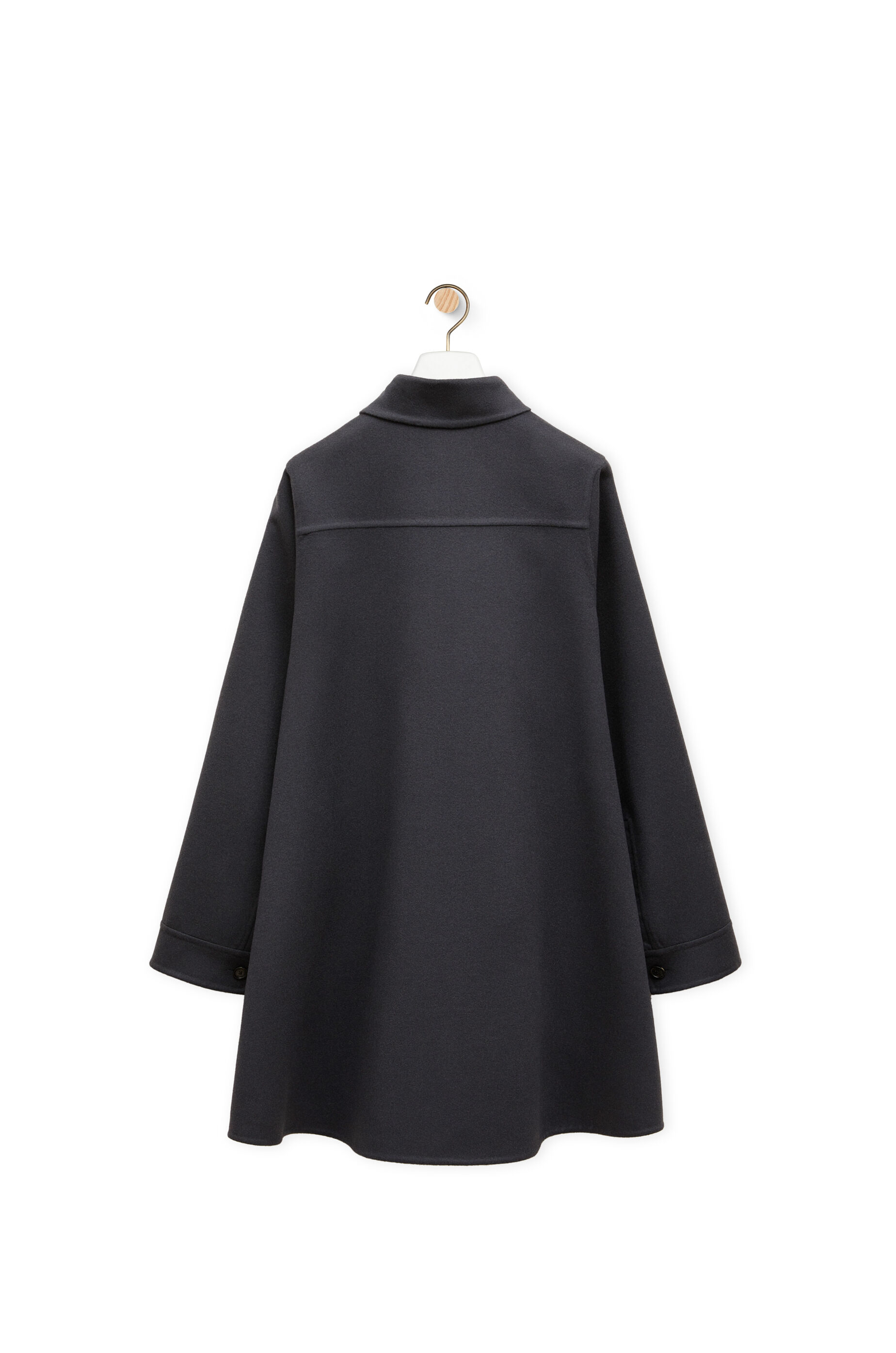 Wool trapeze coat sales