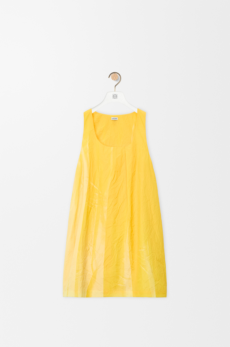 LOEWE Dress in technical cotton Yellow