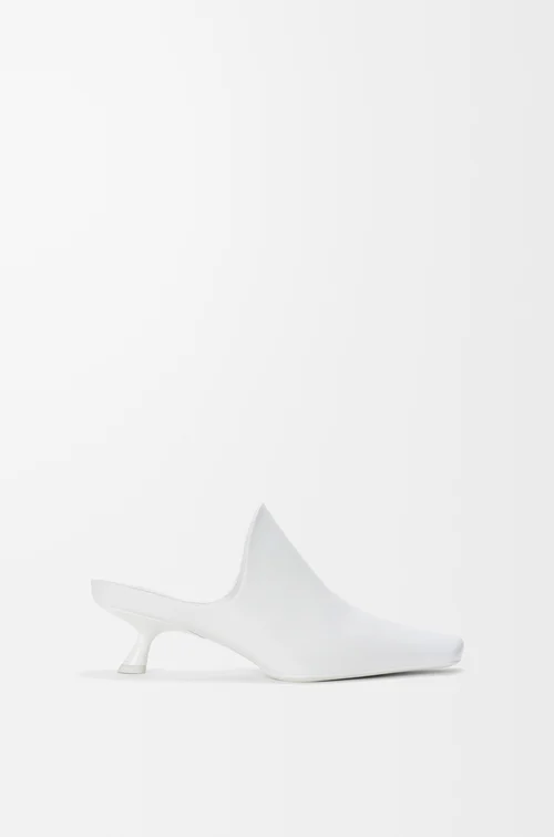 LOEWE Emily mule in lambskin Optic White