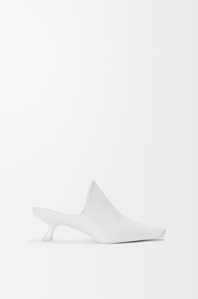 LOEWE Emily mule in lambskin Optic White