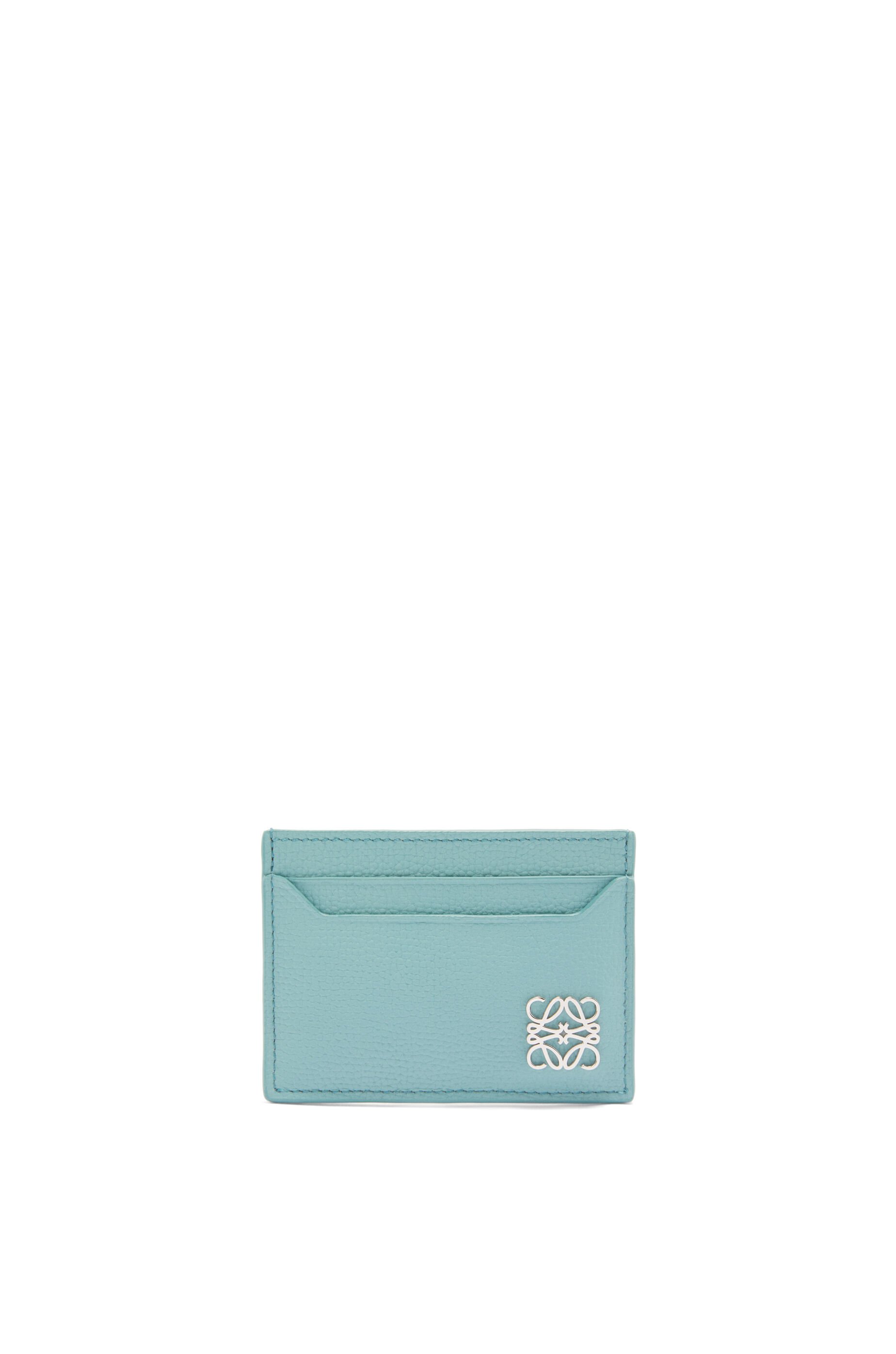 アナグラム プレーン カードホルダー（ペブルグレインカーフ） ウォーター - LOEWE